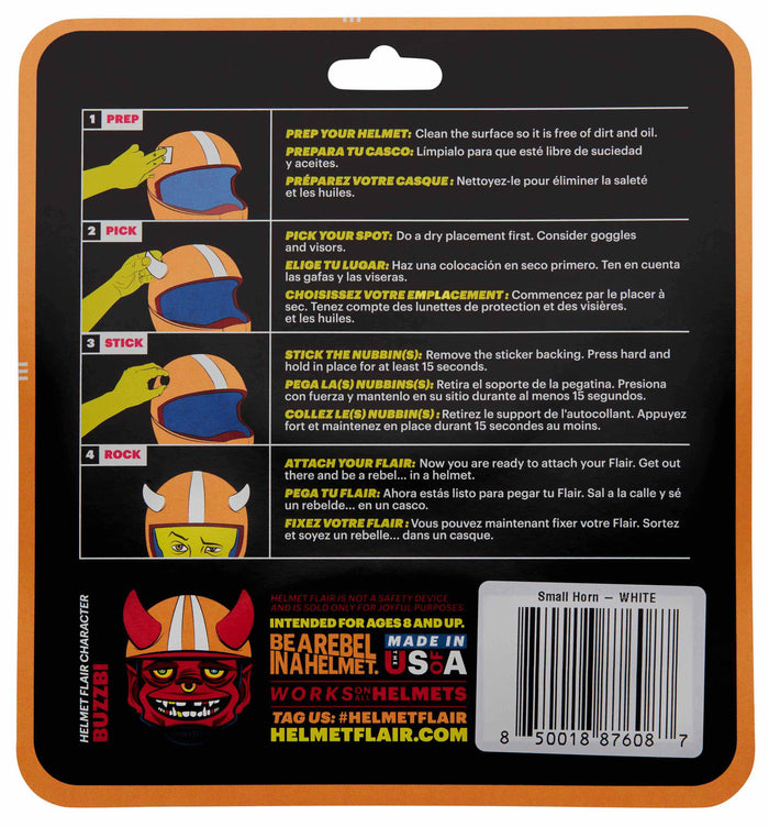 MagNeatOhz: Small Red Devil Horns for Helmet