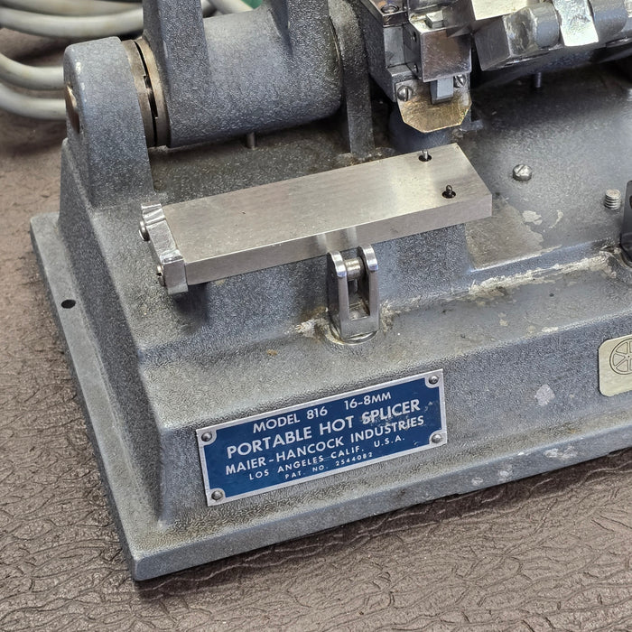 Maier-Hancock Model 816 16mm-8mm Portable Hot Splicer S# 016686