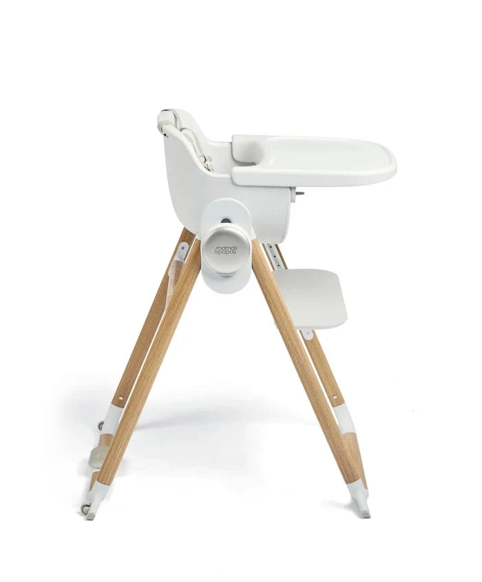 Mamas & Papas Bouncer Mamas & Papas Eno Highchair, Bouncer & Cushion Bundle - Cashmere