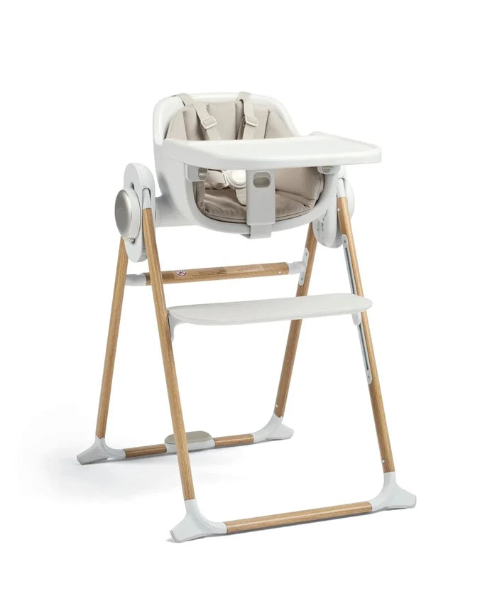 Mamas & Papas Bouncer Mamas & Papas Eno Highchair, Bouncer & Cushion Bundle - Cashmere