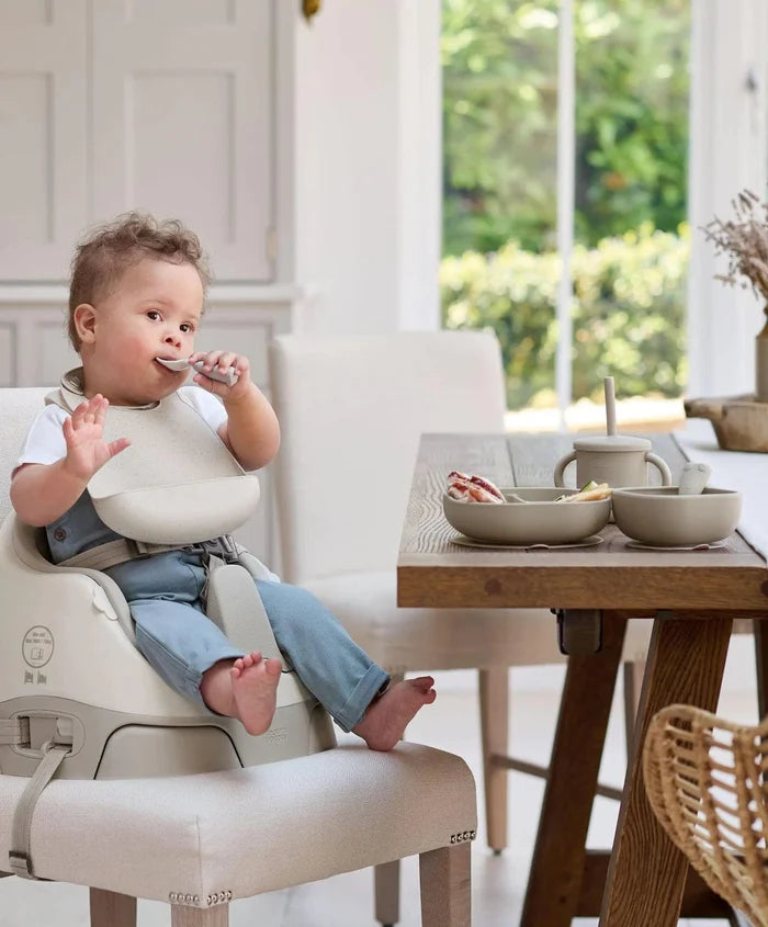 Mamas & Papas Nursing & Feeding Mamas & Papas First Mealtime Silicone Set - Truffle