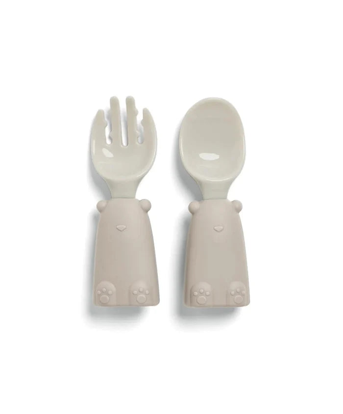 Mamas & Papas Nursing & Feeding Mamas & Papas First Mealtime Silicone Set - Truffle