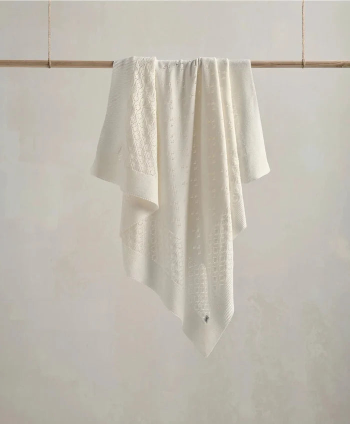 Mamas & Papas Blankets Mamas & Papas Knitted Blanket - Pointelle