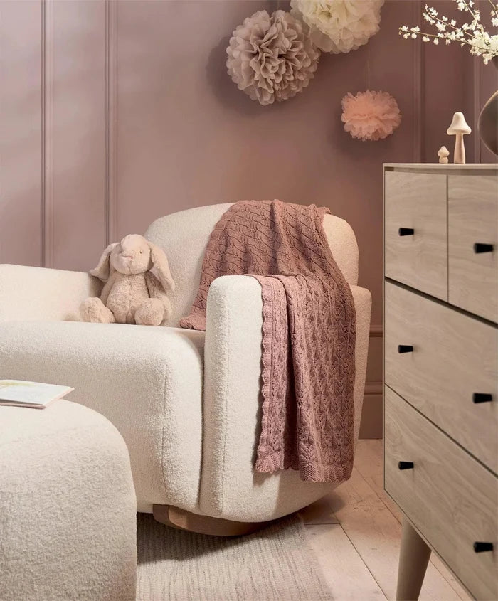 Mamas & Papas Blankets Mamas & Papas Knitted Blanket - Welcome to the World, Wildflower