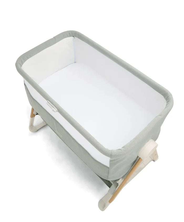 Mamas & Papas Cribs Mamas & Papas Lua Bedside Crib - Sage