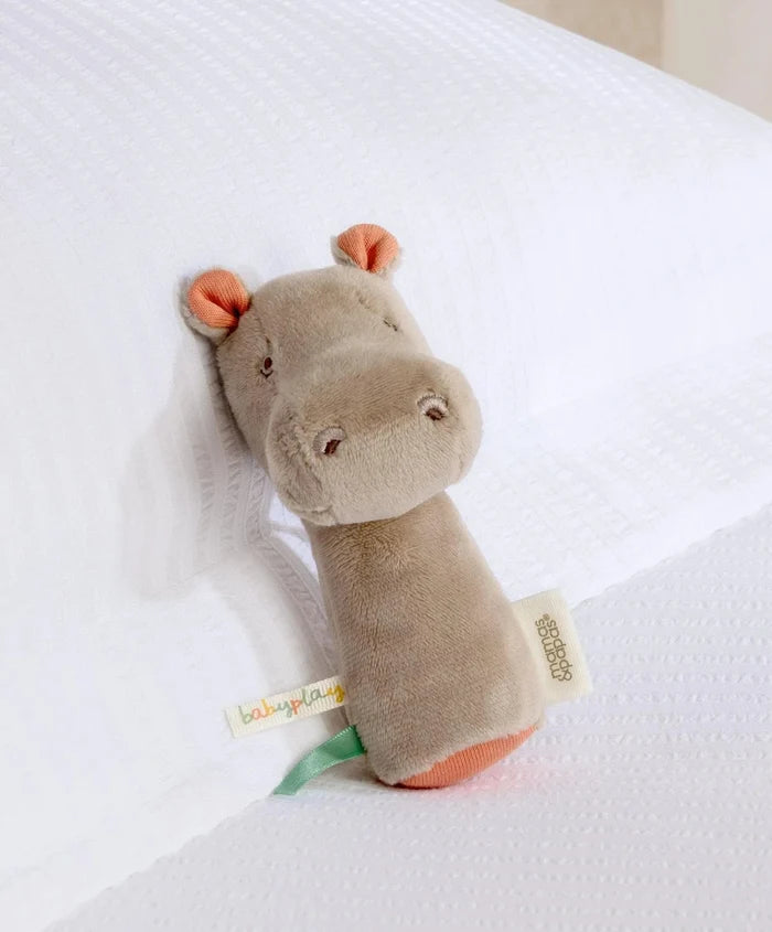 Mamas & Papas Toys Mamas & Papas Mini Rattle - Henry Hippo