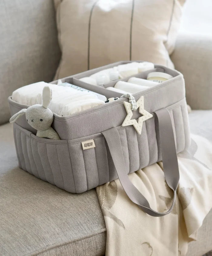 Mamas & Papas Diaper Organizers Mamas & Papas Nappy Caddy - Grey Waffle