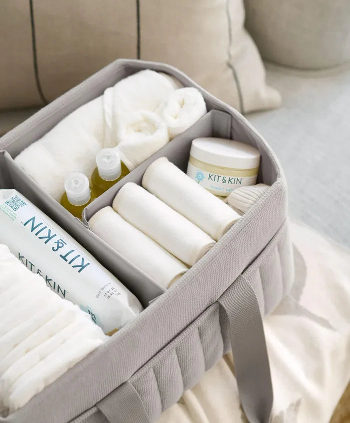 Mamas & Papas Diaper Organizers Mamas & Papas Nappy Caddy - Grey Waffle