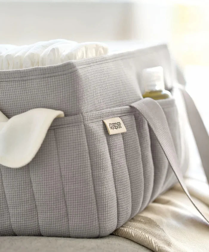 Mamas & Papas Diaper Organizers Mamas & Papas Nappy Caddy - Grey Waffle