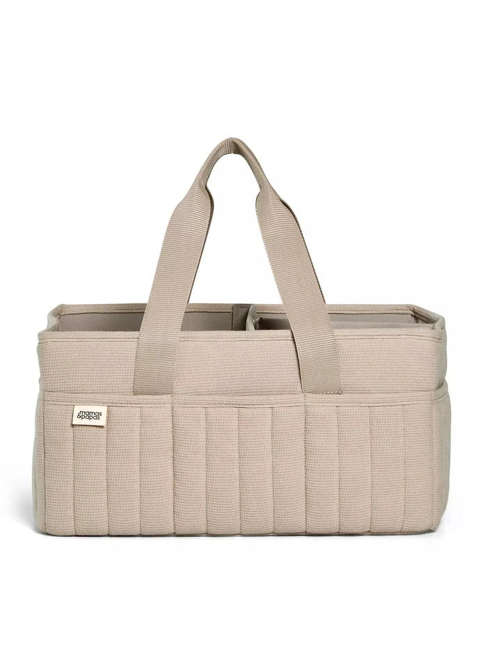 Mamas & Papas Diaper Organizers Mamas & Papas Nappy Caddy - Neutral Waffle