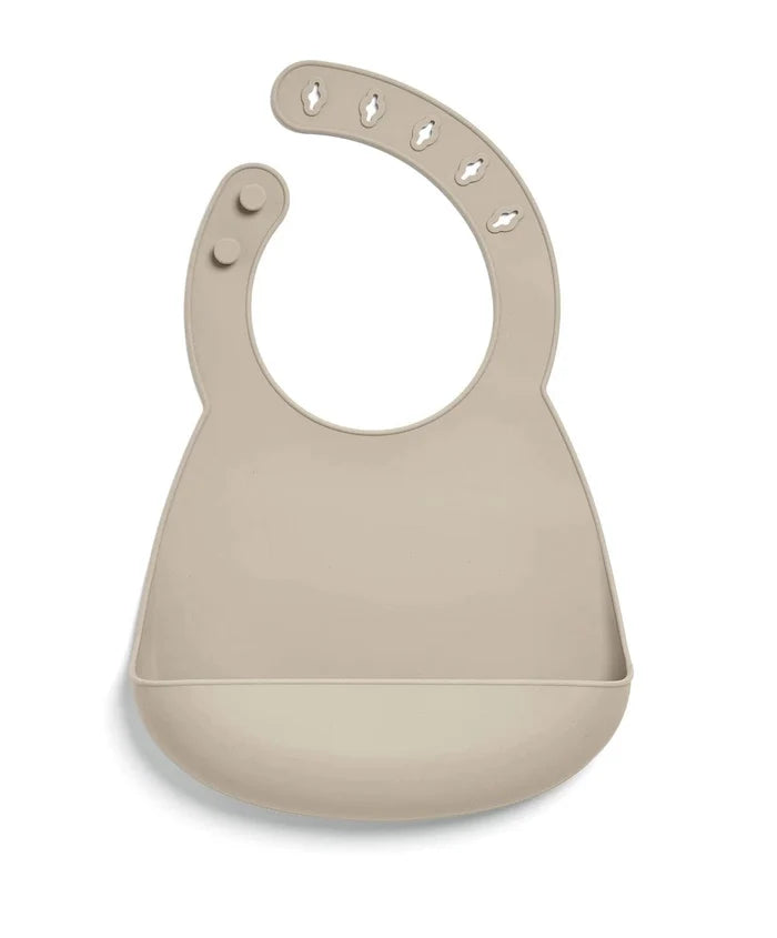 Mamas & Papas Nursing & Feeding Mamas & Papas Silicone Bibs (2 Pack) – Neutral Speckle