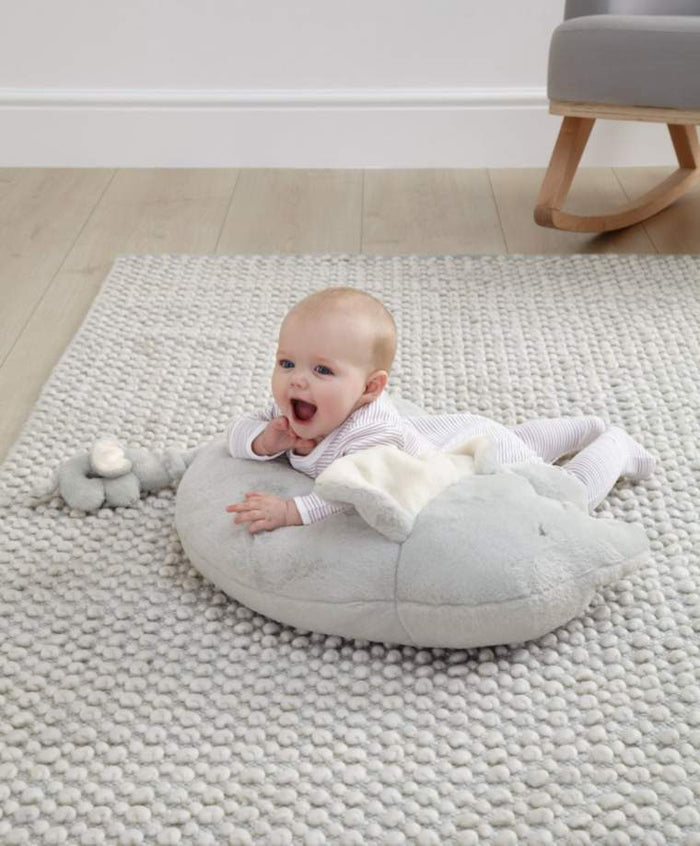 Mamas and Papas TOYS Mamas and Papas My 1st Elephant Tummy Time Snuggle Rug and Rattle