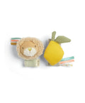 Mamas & Papas Toys Mamas & Papas Wrist Rattles (2 Pack) - Lion/Lemon