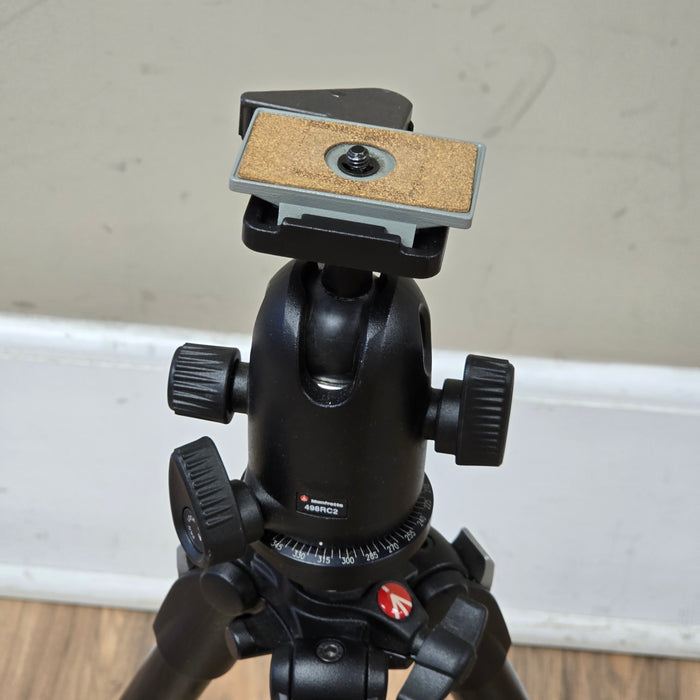 Manfrotto 190CX3 Carbon Fiber Legs with Manfrotto 498RC2 Ball Head