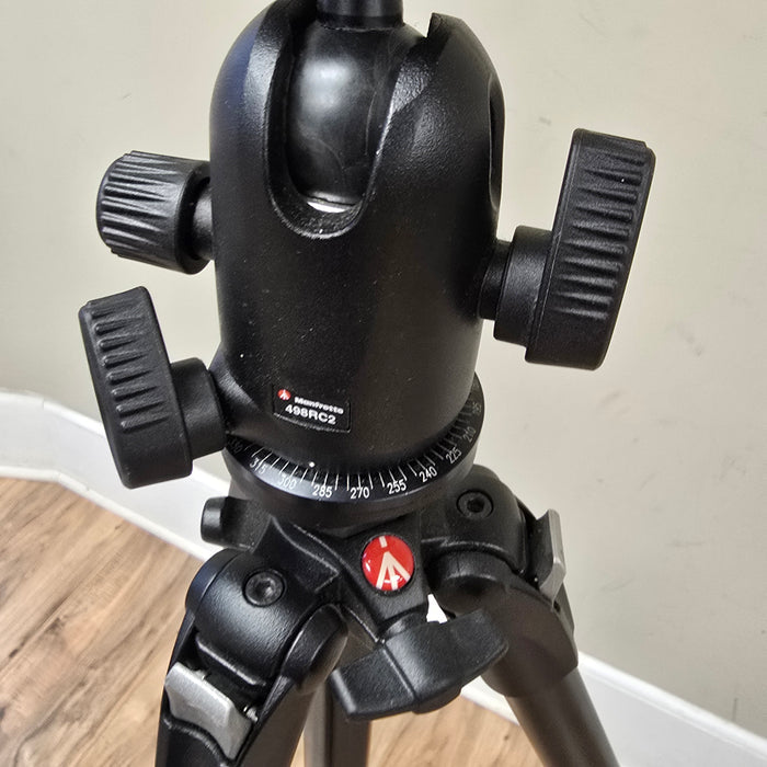 Manfrotto 190CX3 Carbon Fiber Legs with Manfrotto 498RC2 Ball Head