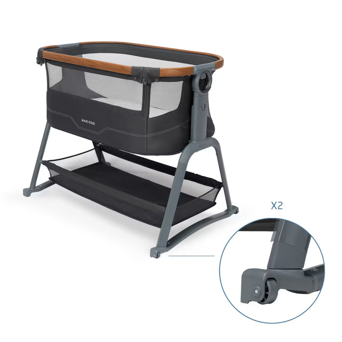 Maxi Cosi Bedside Crib Maxi Cosi Iora Plus Co-sleeping Crib - Elegance Graphite