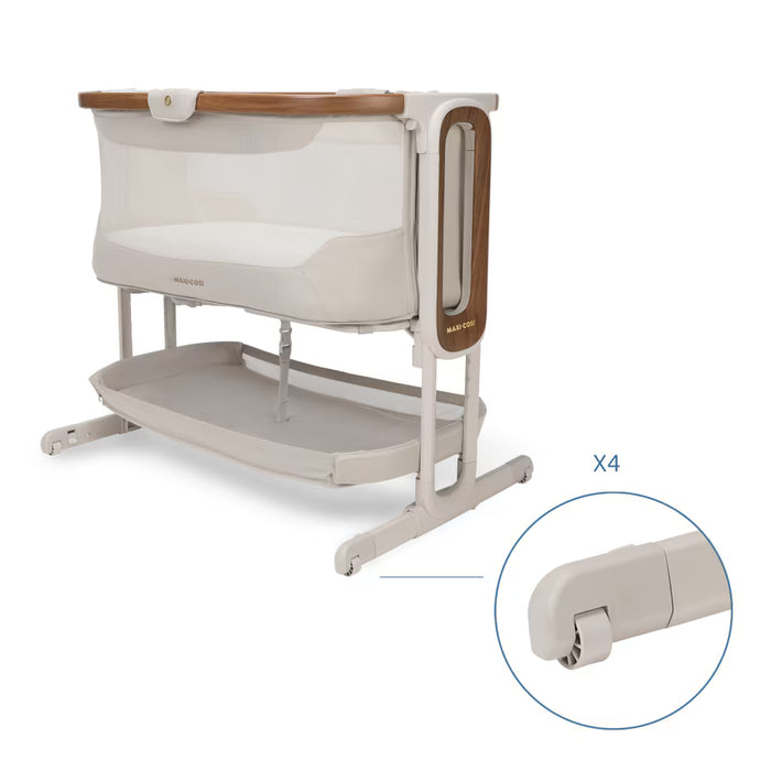 Maxi Cosi Bedside Crib Maxi Cosi Iora Pro Co-sleeping Crib - Elegance Beige