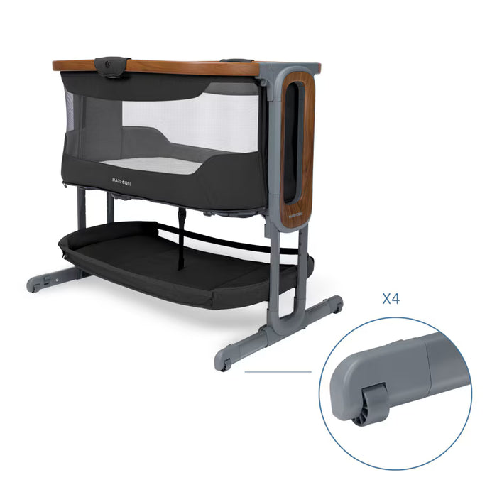 Maxi Cosi Bedside Crib Maxi Cosi Iora Pro Co-sleeping Crib - Elegance Graphite