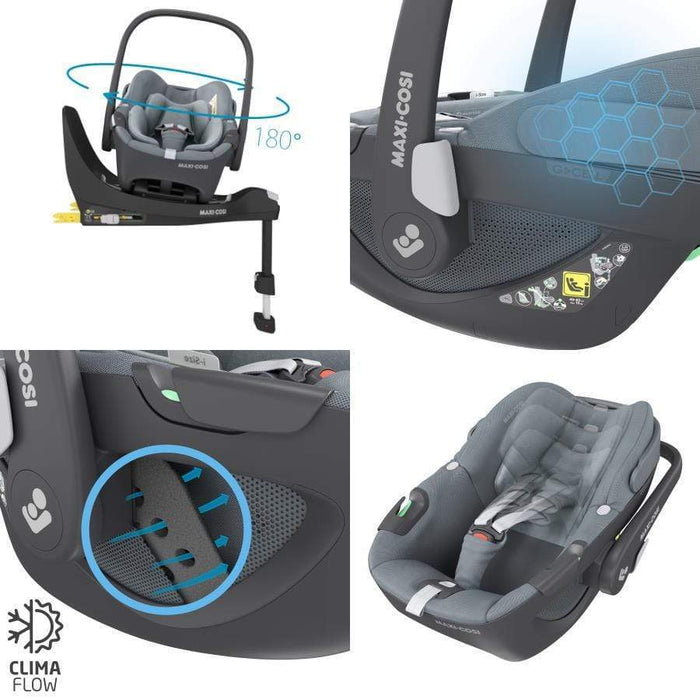 Maxi Cosi CAR SEATS Maxi Cosi Pebble 360 Car Seat - Essential Black