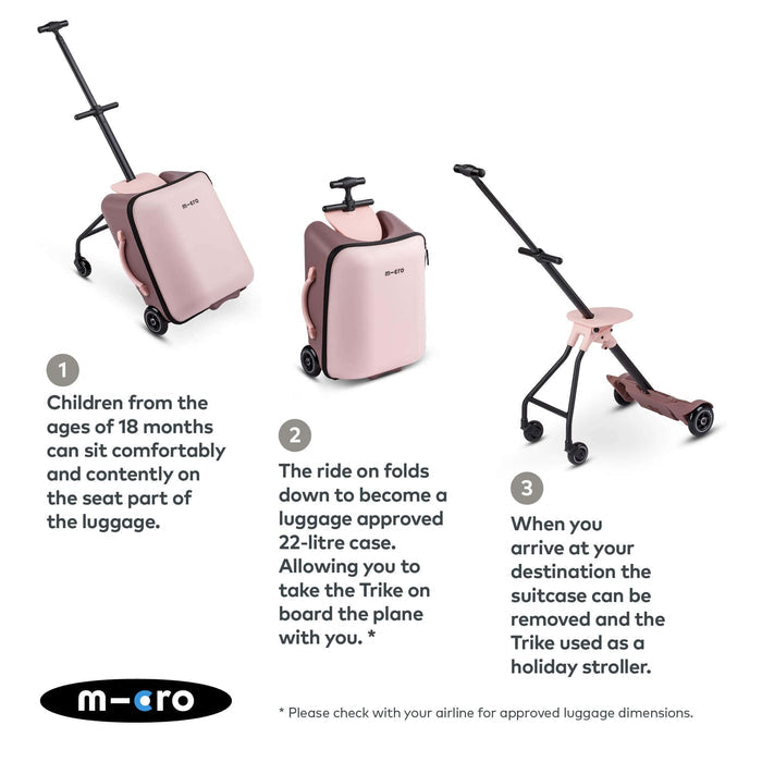 Micro Scooters Luggage Micro Eazy Luggage Allrounder - Pink