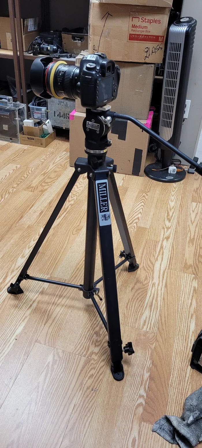 Miller Junior 101 Tripod Cine/Video Fluid Head with Aluminum Legs s#6779