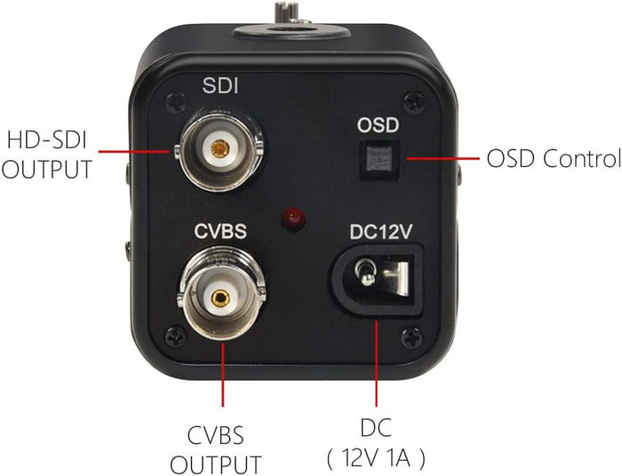 Mini HD / SDI  Box Camera 1080P with 2.8-12mm Lens