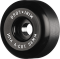 Mini  Logo - Black A-Cut 2.0 101a Skateboard Wheels-Set of 4