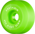 Mini  Logo - Green A-Cut 2.0 95a Hybrid Formula Skateboard Wheels -Set of 4