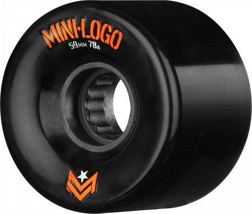 Mini Logo A.W.O.L. Skateboard Wheels A-cut Black 59mm 78A 4pk