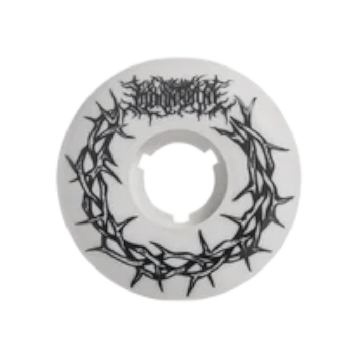 Moonshine UHMW - White 55mm 92A Twisted Team Aggressive Inline Wheel ( 4 pack )