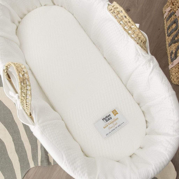 Mother&Baby Mattresses Mother & Baby First Gold Anti Allergy Foam Moses Basket Mattress Large 75 X 28CM