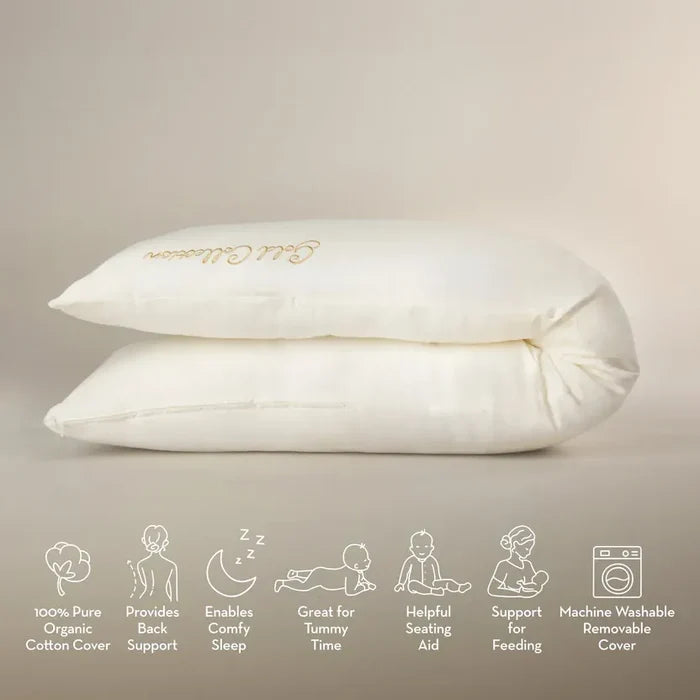 Mother&Baby Pillows Mother & Baby Organic Cotton 6ft Deluxe Body and Baby Support Pillow