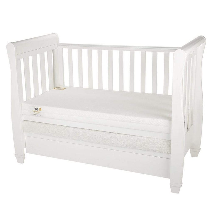 Mother&Baby Mattresses Mother & Baby White Gold Anti-Allergy Pocket Sprung Cot bed Mattress 140 x 70cm