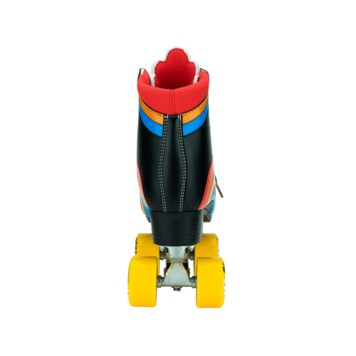 Moxi - Asphalt Black Rainbow Rider - Outdoor Roller Skates