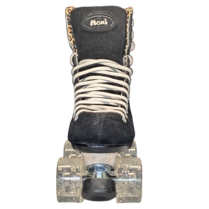 Moxi Skates - Black Panther With Oyster Laces - Outdoor Roller Skates