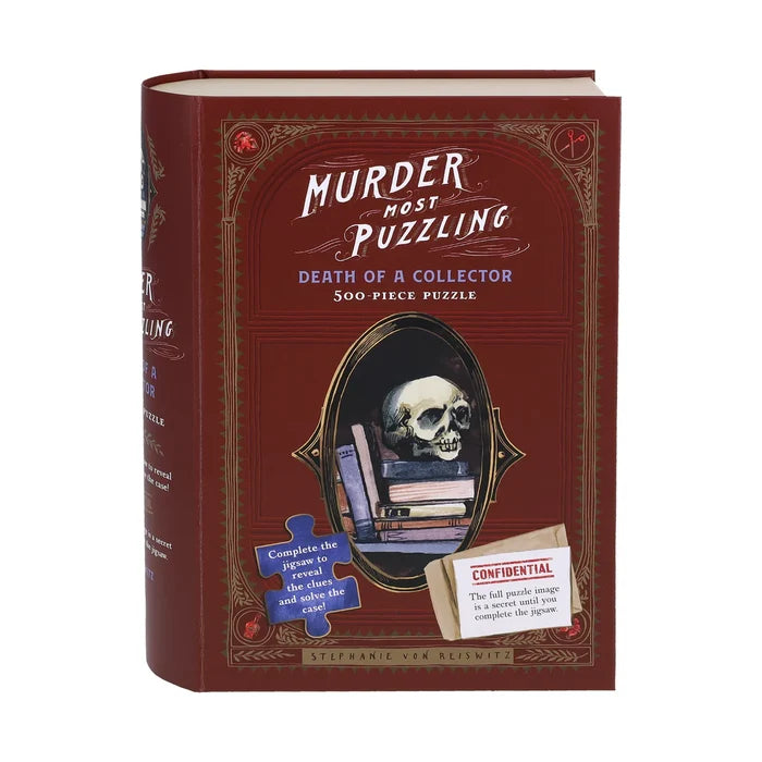 Murder Most Puzzling Death of a Collector 500 brikker puslespil fra Galison