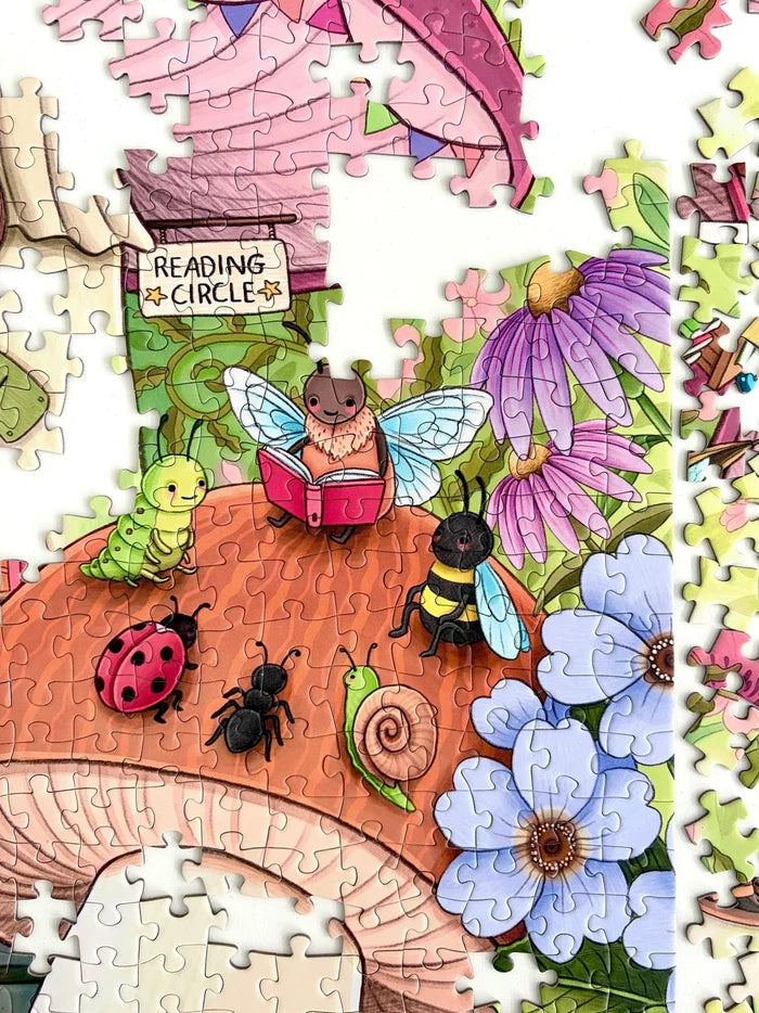 Mushroom Library luksuspuslespil 1000 brikker fra Reverie
