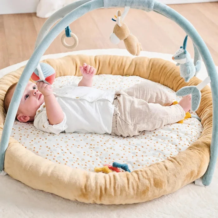 Nattou Playtime & Development Nattou Stuffed Playmat with Arches - Felix & Leo