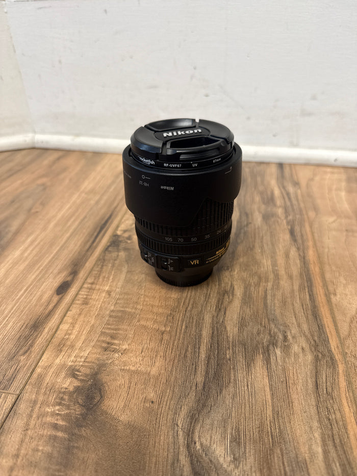 Nikon AF-S DX NIKKOR 18-105mm f/3.5-5.6G ED VR Lens (used)