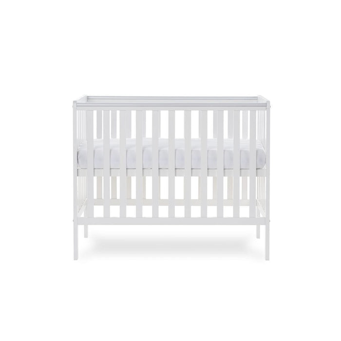 Obaby Space Saver Cots Obaby Bantam Space Saver Cot White