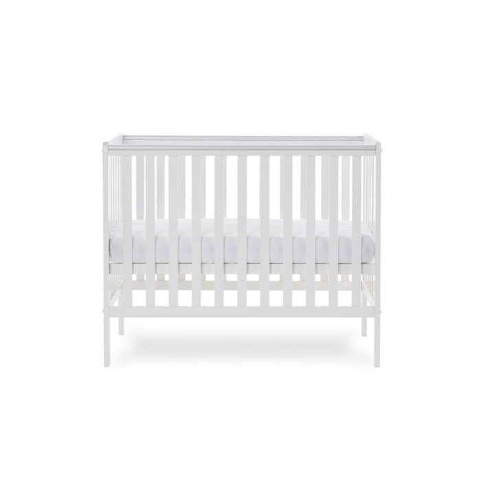 Obaby Space Saver Cots Obaby Bantam Space Saver Cot White
