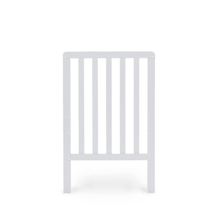 Obaby Space Saver Cots Obaby Bantam Space Saver Cot White