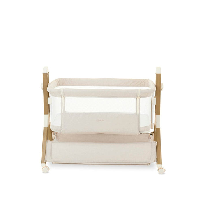 OBABY Bedside Crib OBaby Cloud Bedside Crib - Oatmeal