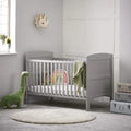 OBABY Cot Beds Obaby Grace Cot Bed - Warm Grey
