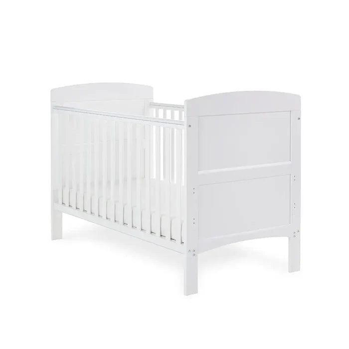OBABY Cot Beds Obaby Grace Cot Bed - White