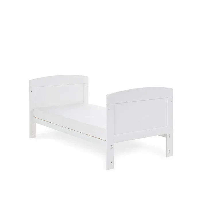 OBABY Cot Beds Obaby Grace Cot Bed - White
