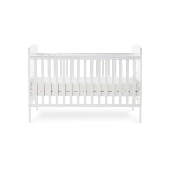 OBABY Cot Beds Obaby Grace Cot Bed - White