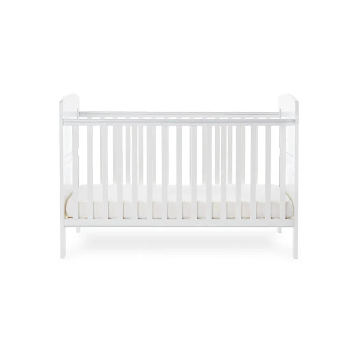 OBABY Cot Beds Obaby Grace Cot Bed - White