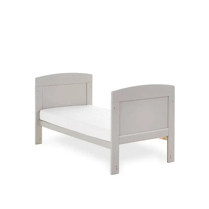 OBABY Cot Beds Obaby Grace Mini Cot Bed - Warm Grey