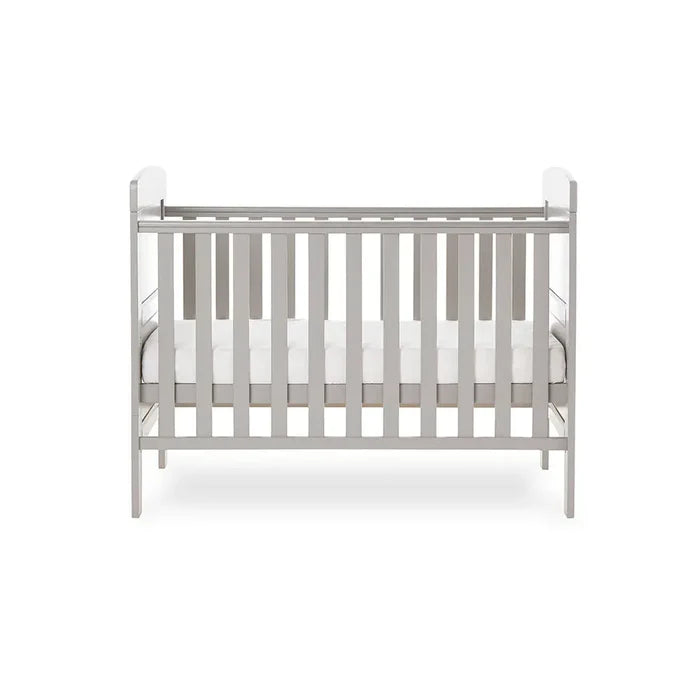 OBABY Cot Beds Obaby Grace Mini Cot Bed - Warm Grey
